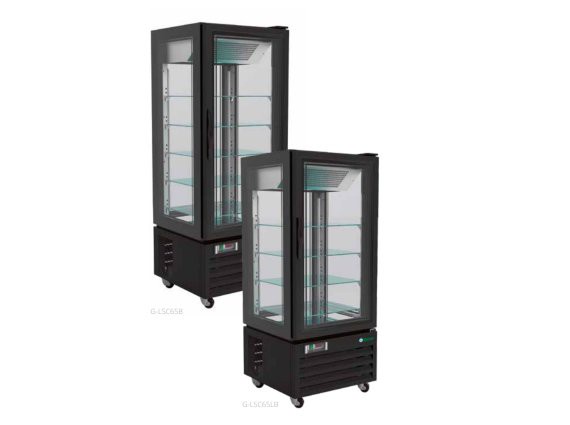 Vetrina refrigerata tutto vetri G-LSC65B +2/+8°C.